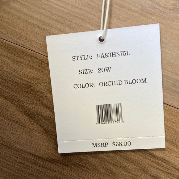 Zac & Rachel lavender pant with stretch career office business casual 20W - Picture 10 of 17